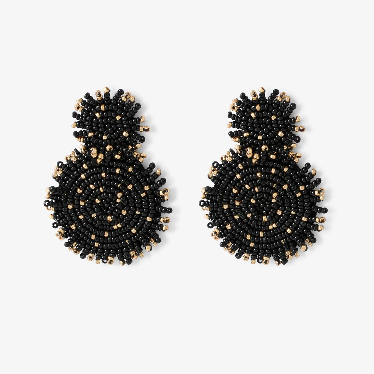 Boucles d’oreilles double rond volume