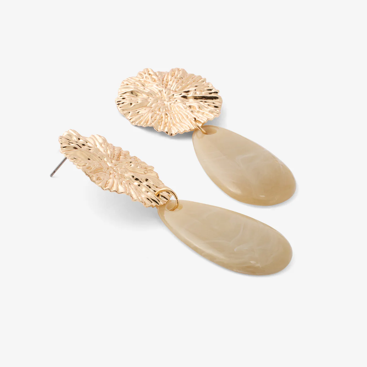 Boucles d'oreilles goutte en résine - Image 2