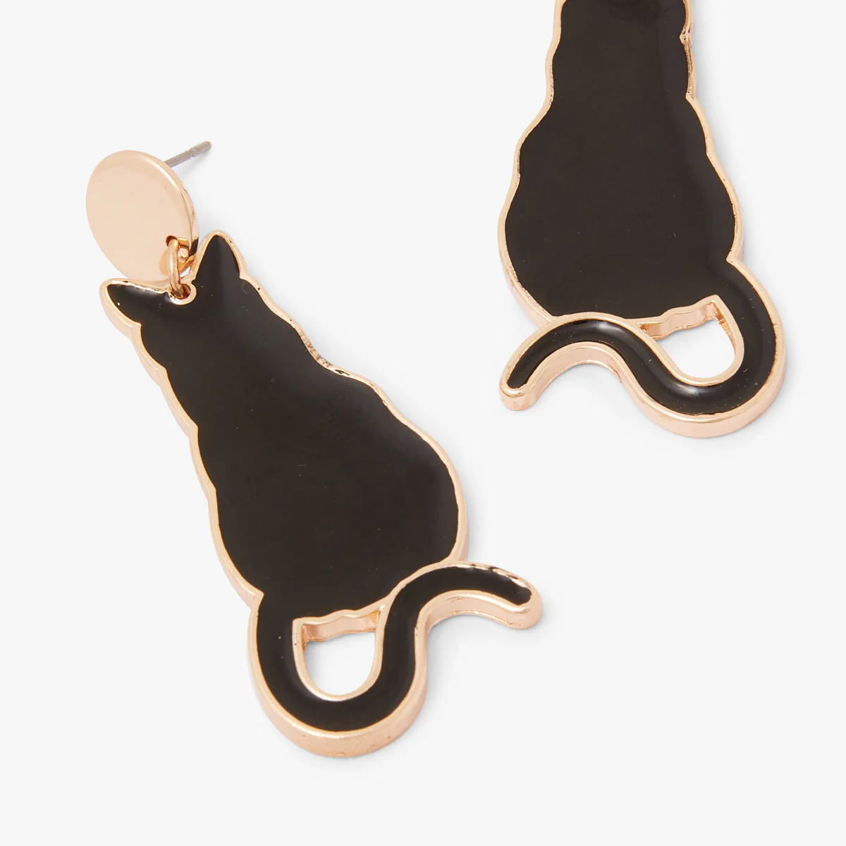 Boucles d'oreilles noir - Image 2