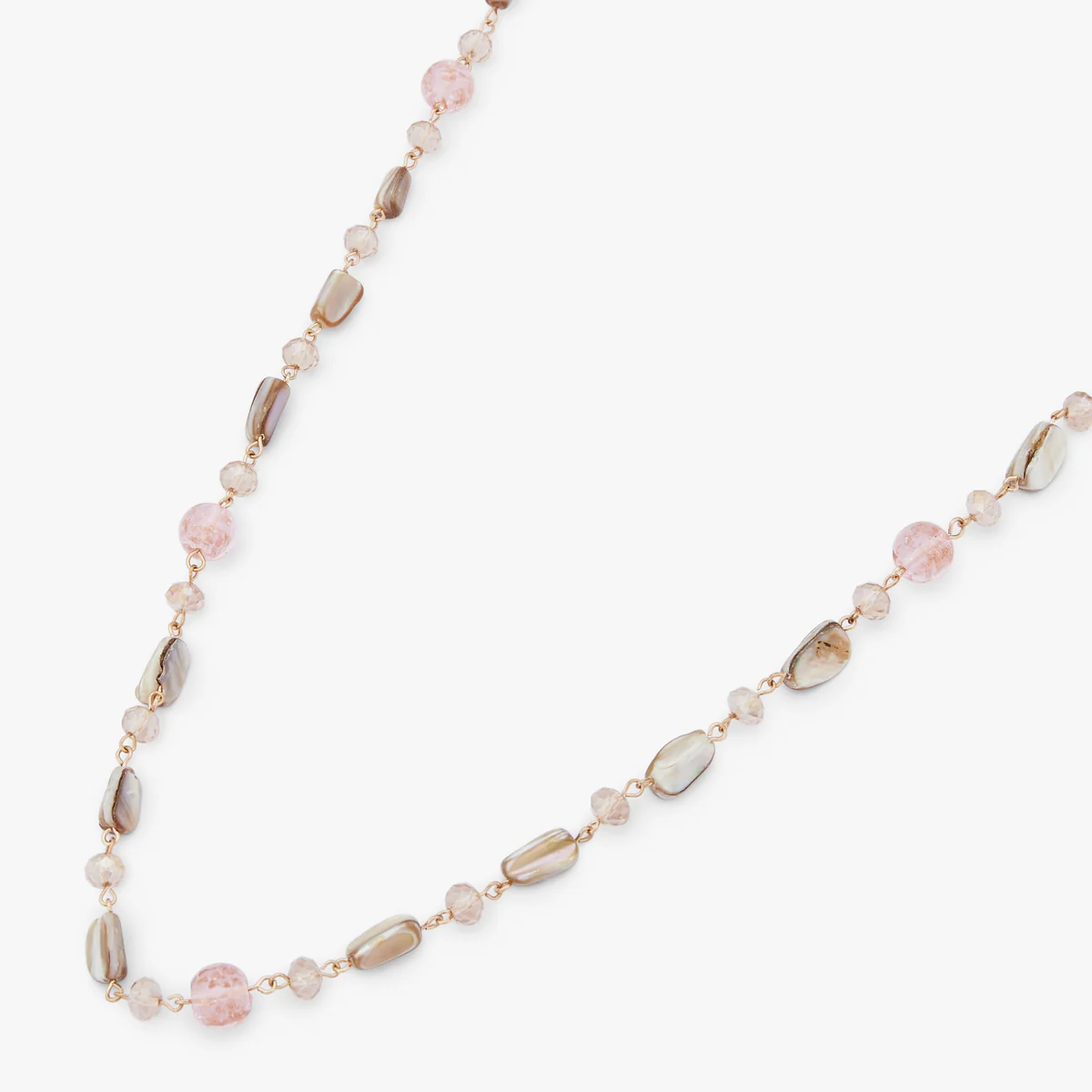 Collier sautoir perles nacrées