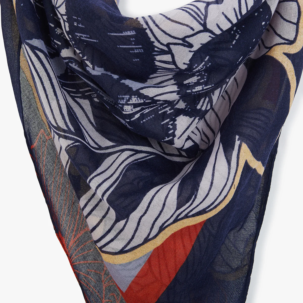 Foulard bleu Kanelia - Image 2