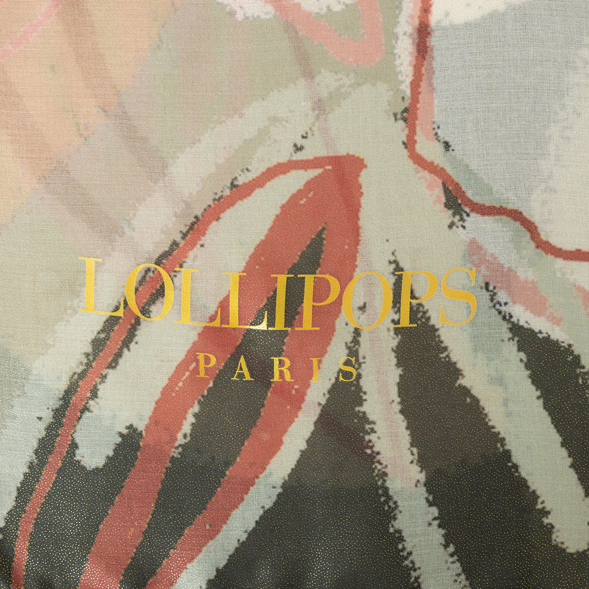 Foulard rectangulaire kaki Suzi - Image 2