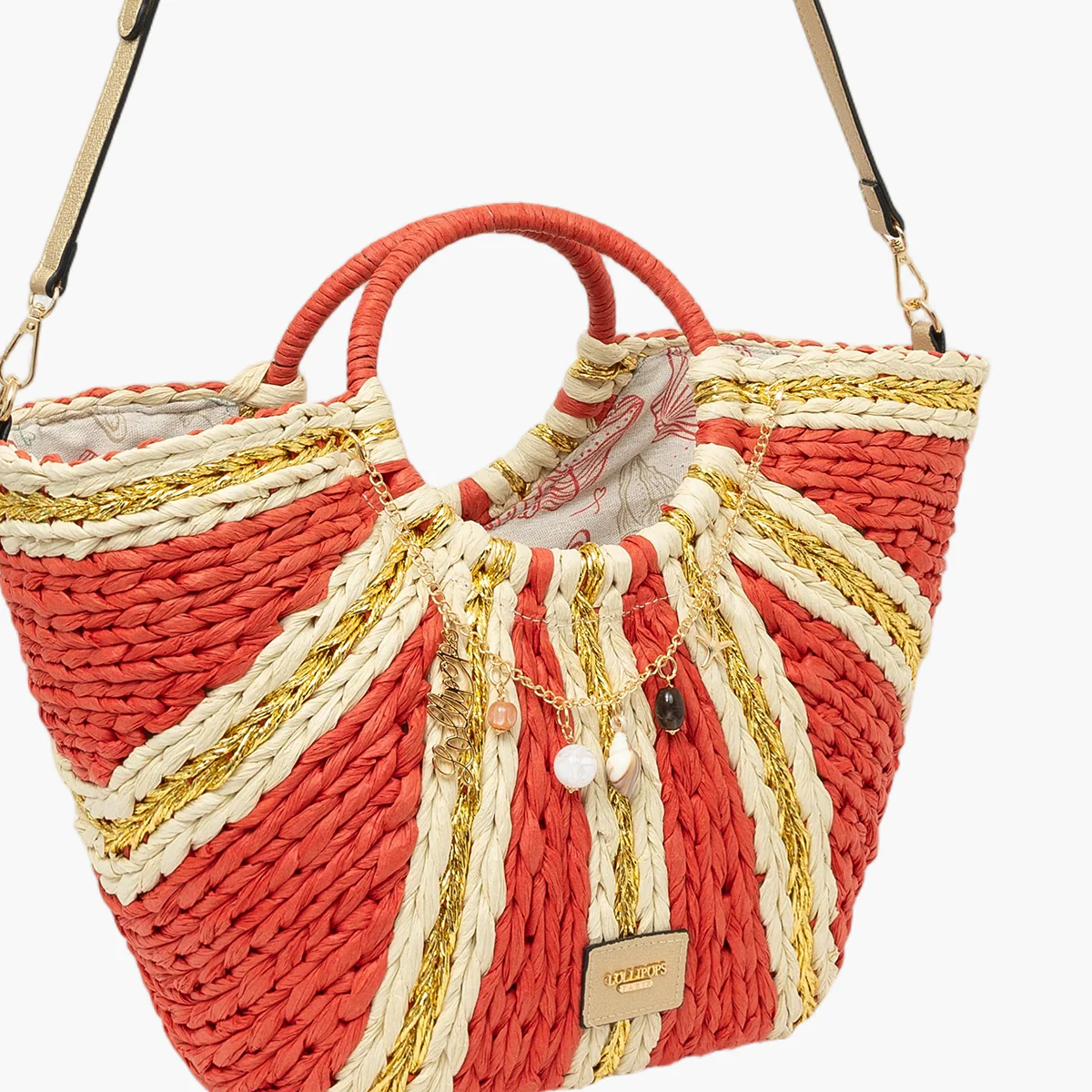 Grand panier corail Sotta - Image 6