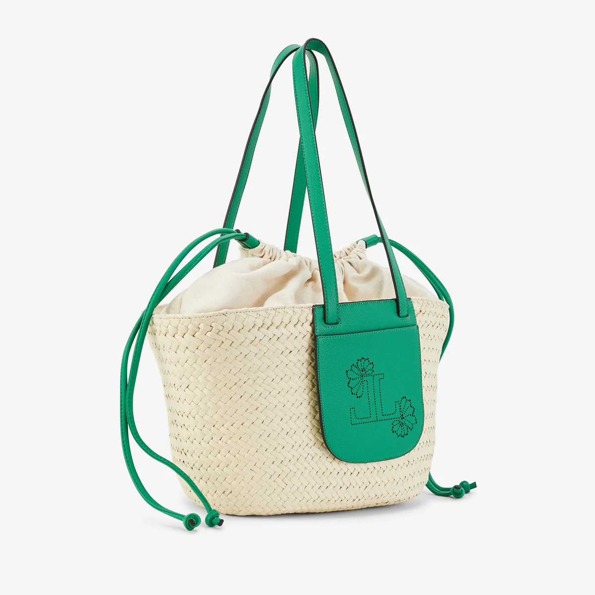 Grand panier vert Poldie - Image 4