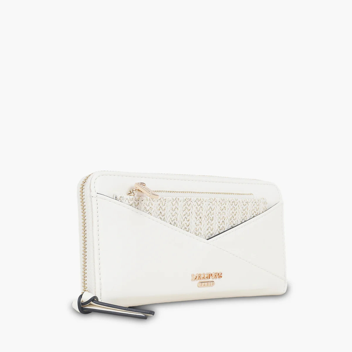 Grand portefeuille blanc Saya - Image 3