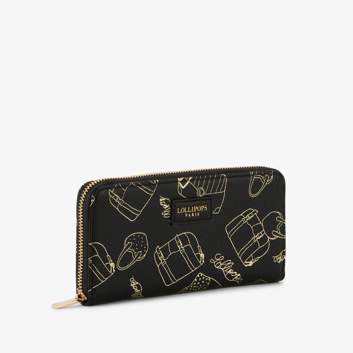 Grand portefeuille noir Sya - Image 3