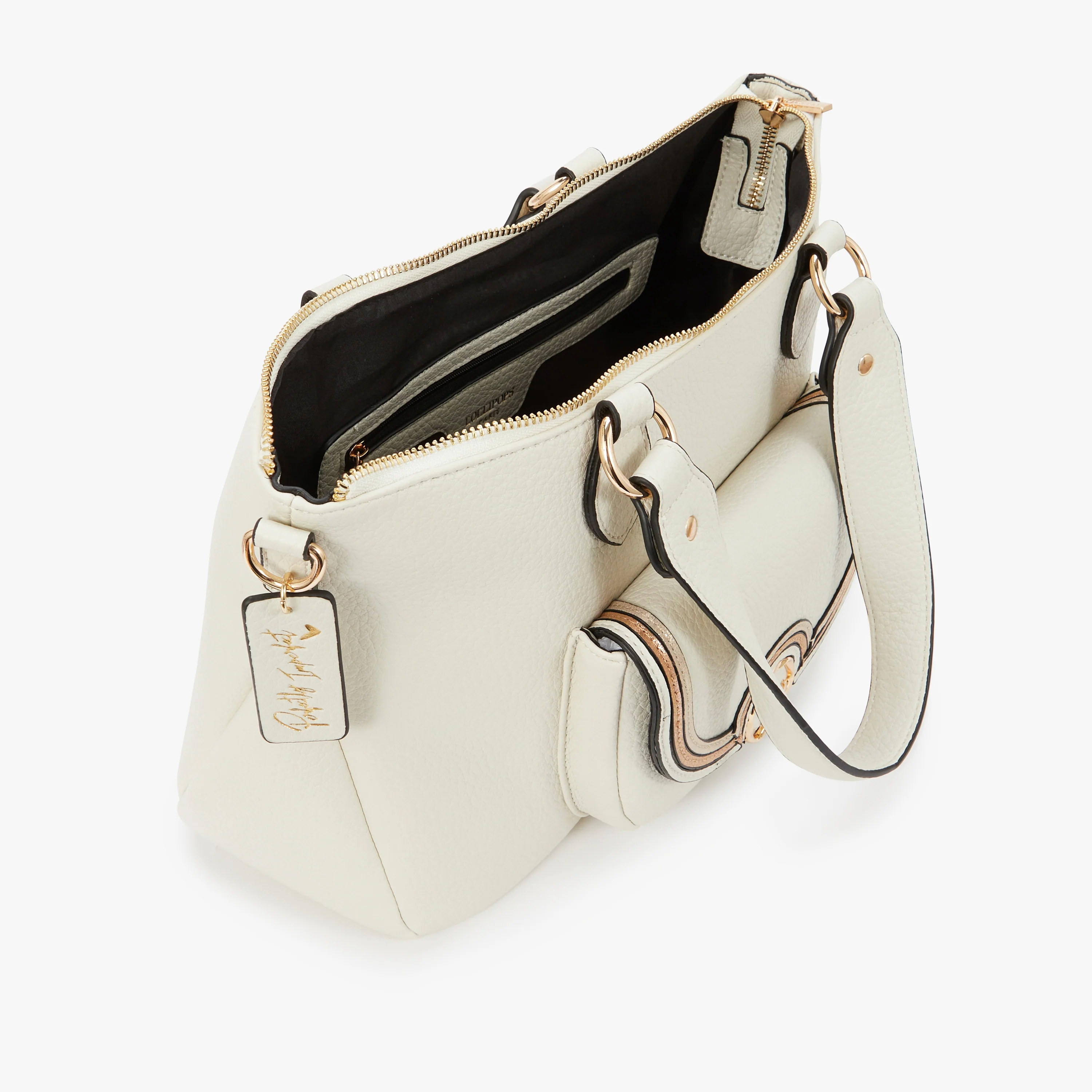 Grand sac shopper blanc Nureci - Image 4