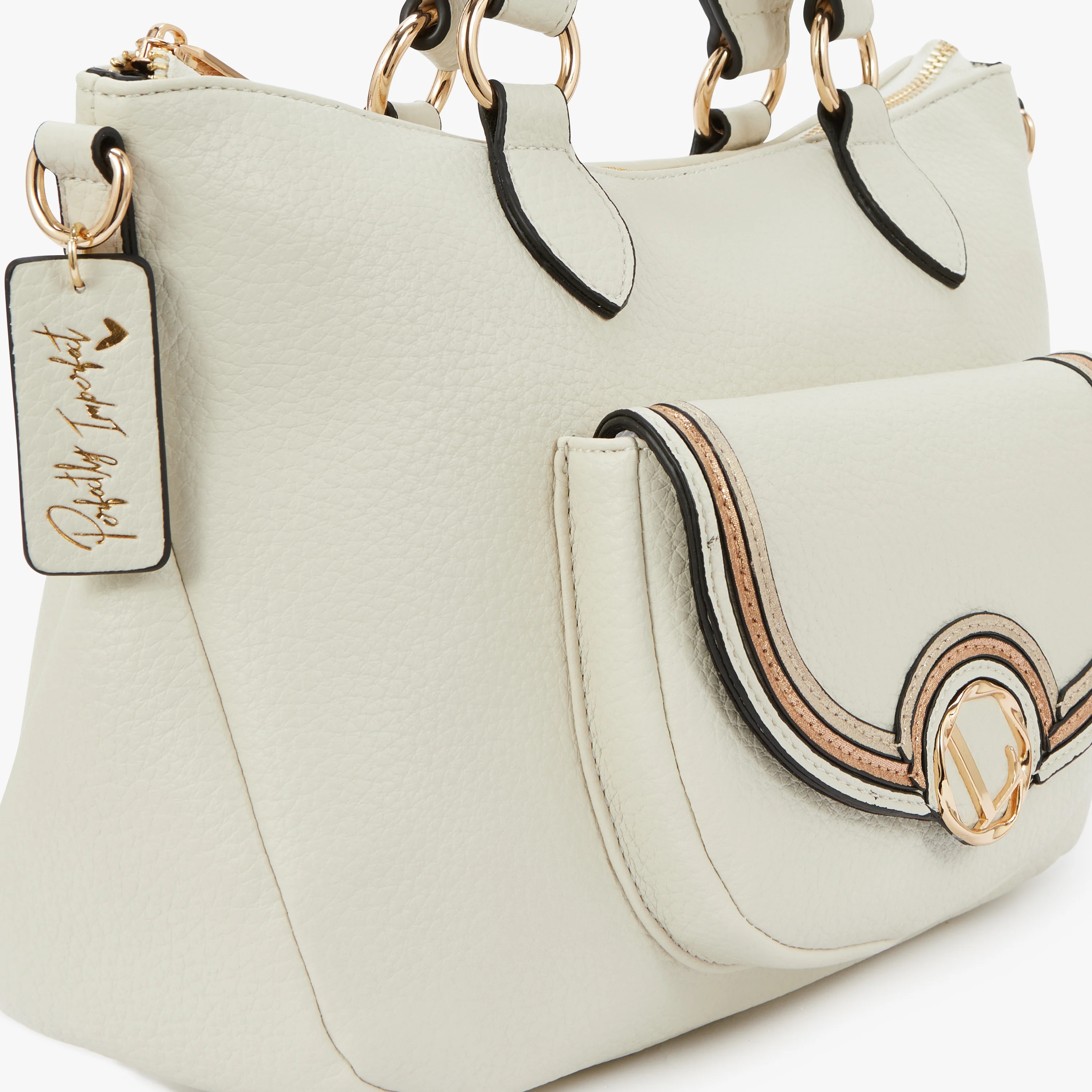 Grand sac shopper blanc Nureci - Image 5