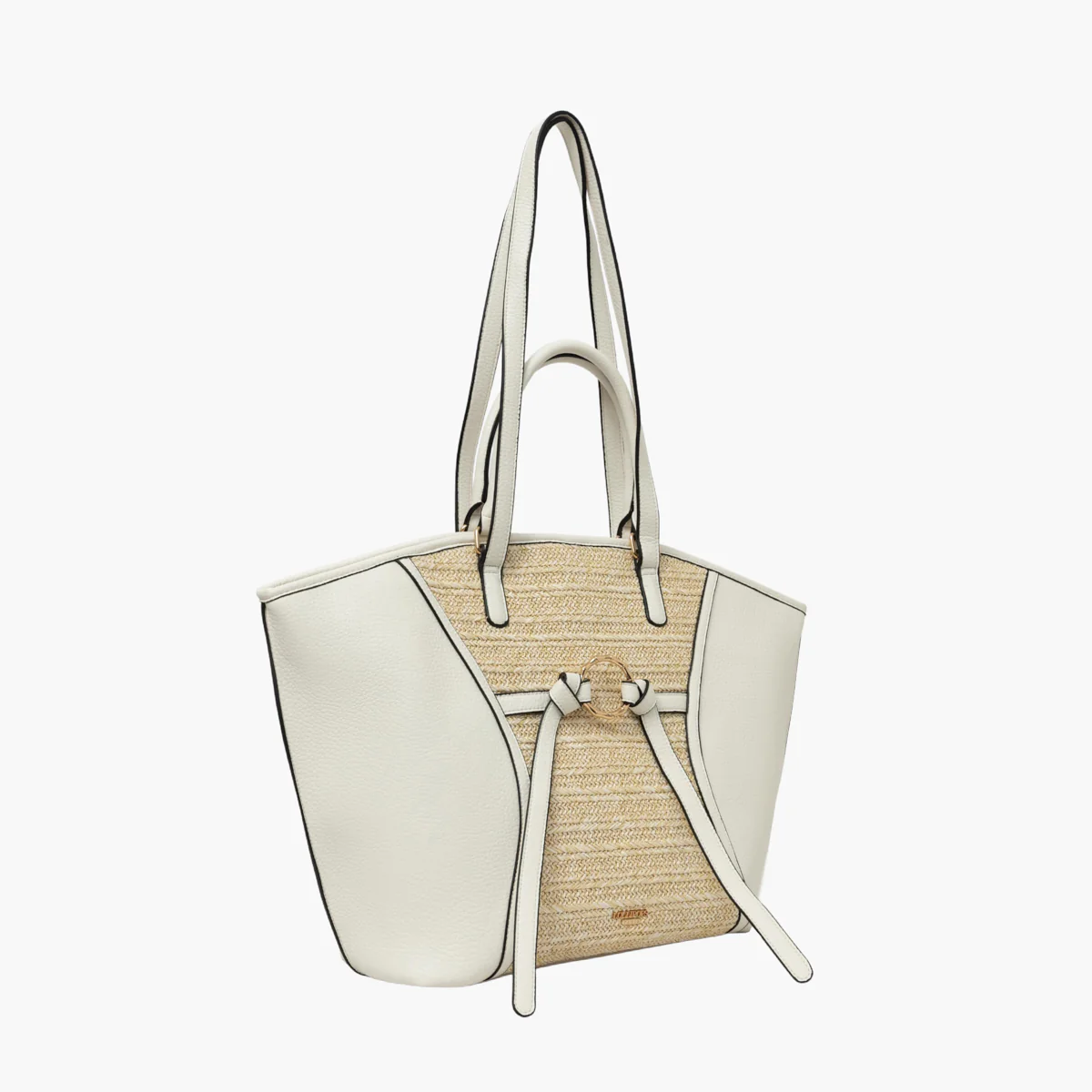 Grand sac shopper blanc Steevy - Image 3