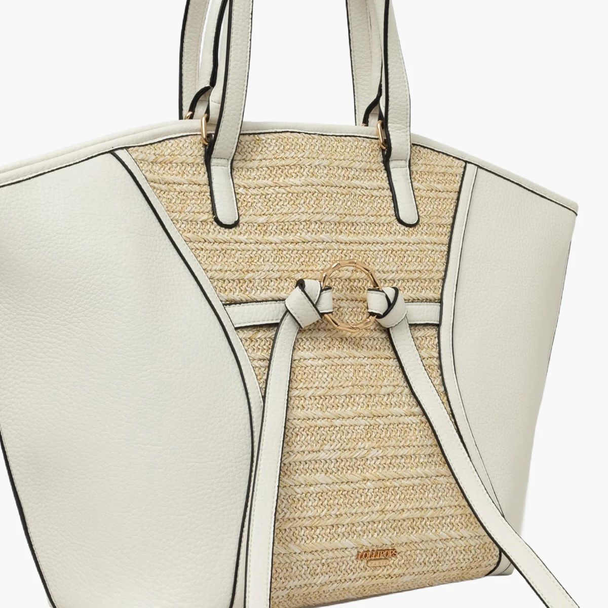 Grand sac shopper blanc Steevy - Image 5