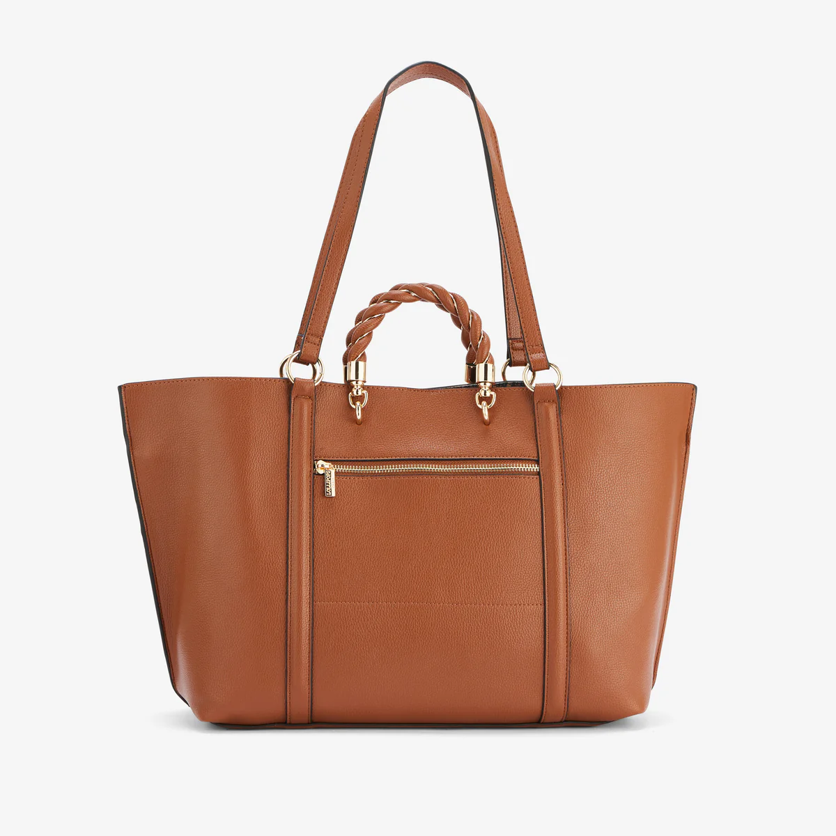 Grand sac shopper camel Rosazia - Image 2