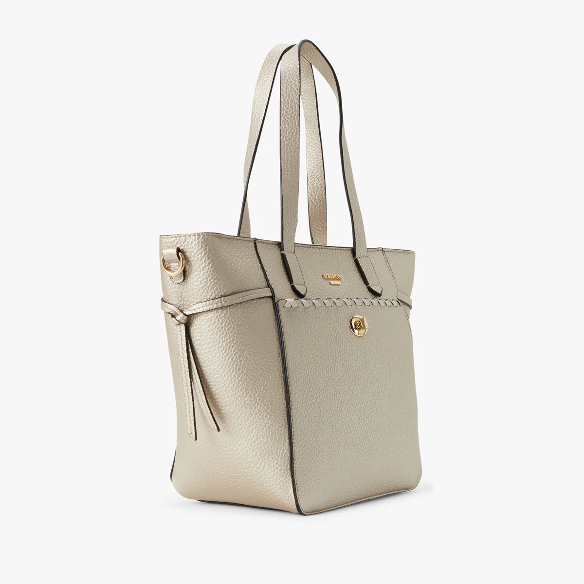 Grand sac shopper dore Pivoine - Image 3