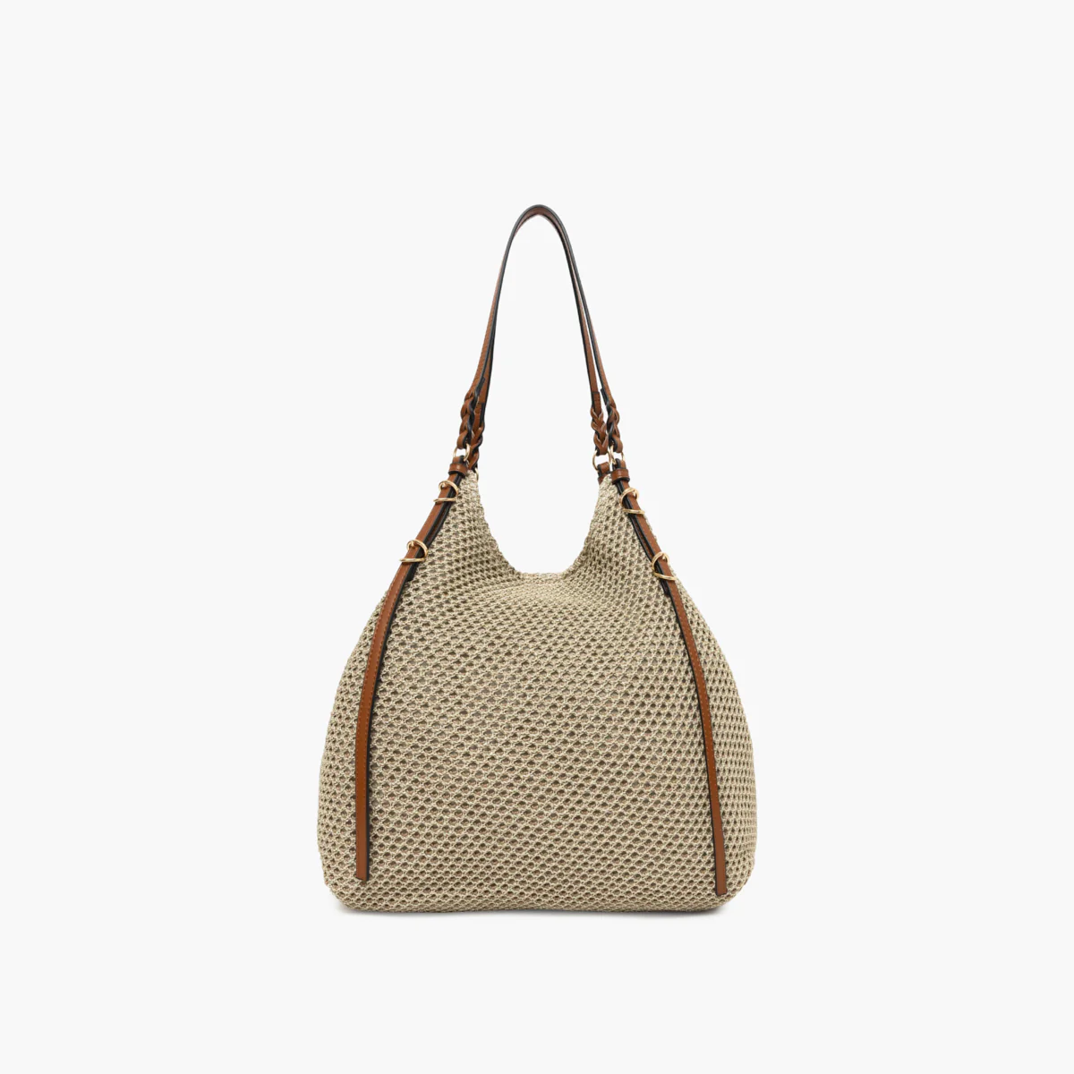 Grand sac shopper doré S-Ringo - Image 3