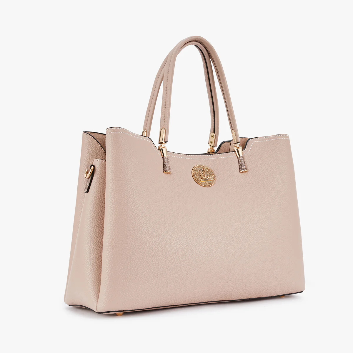 Grand sac shopper L  taupe Obita - Image 3