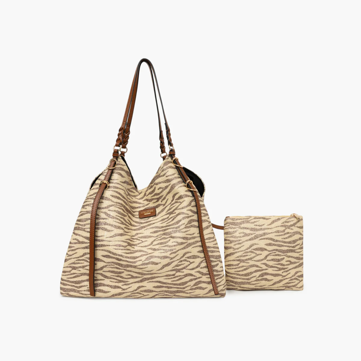 Grand sac shopper marron S-Ringo - Image 2