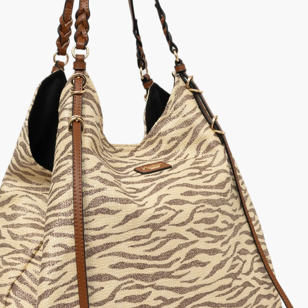 Grand sac shopper marron S-Ringo - Image 6