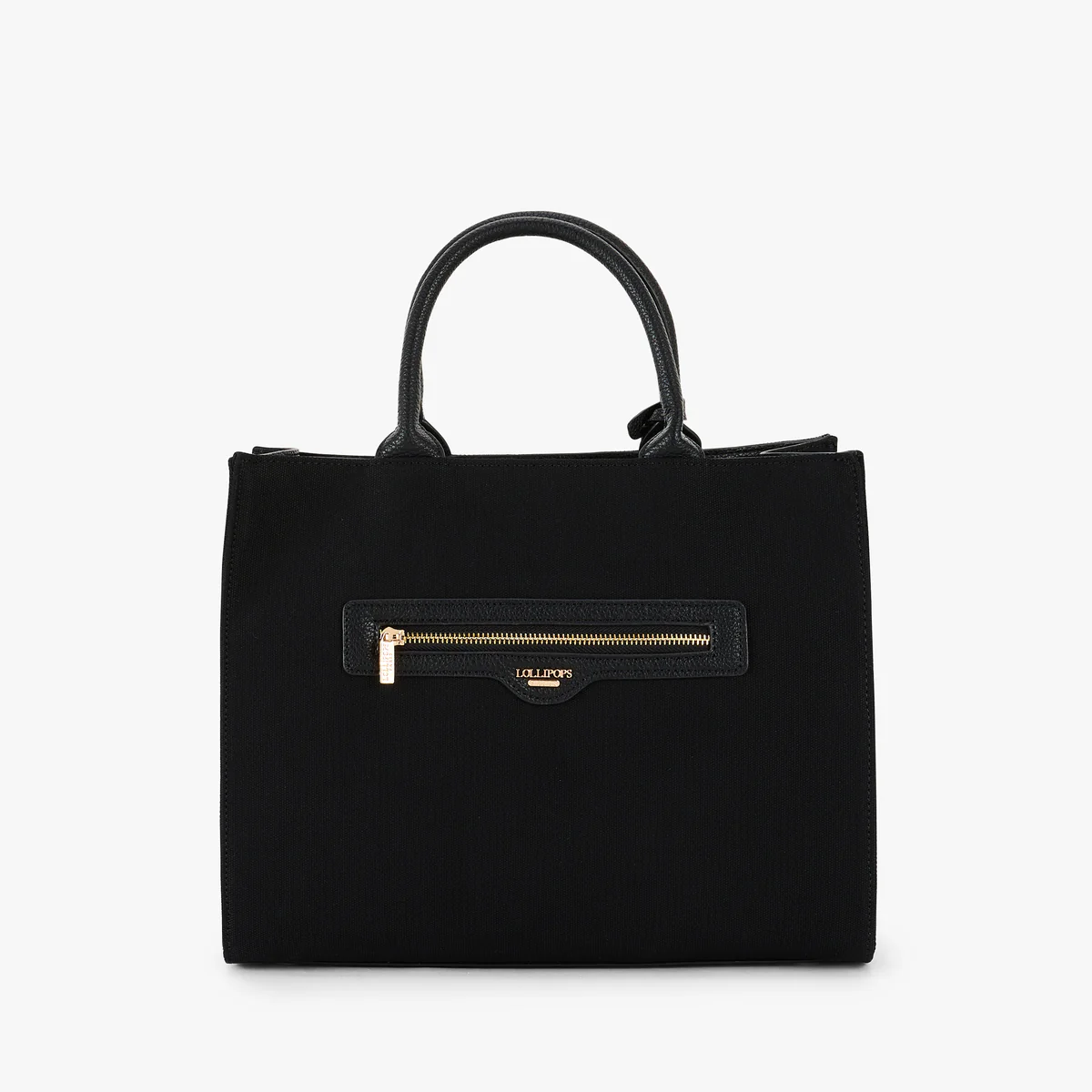 Grand sac shopper noir Pierette - Image 3