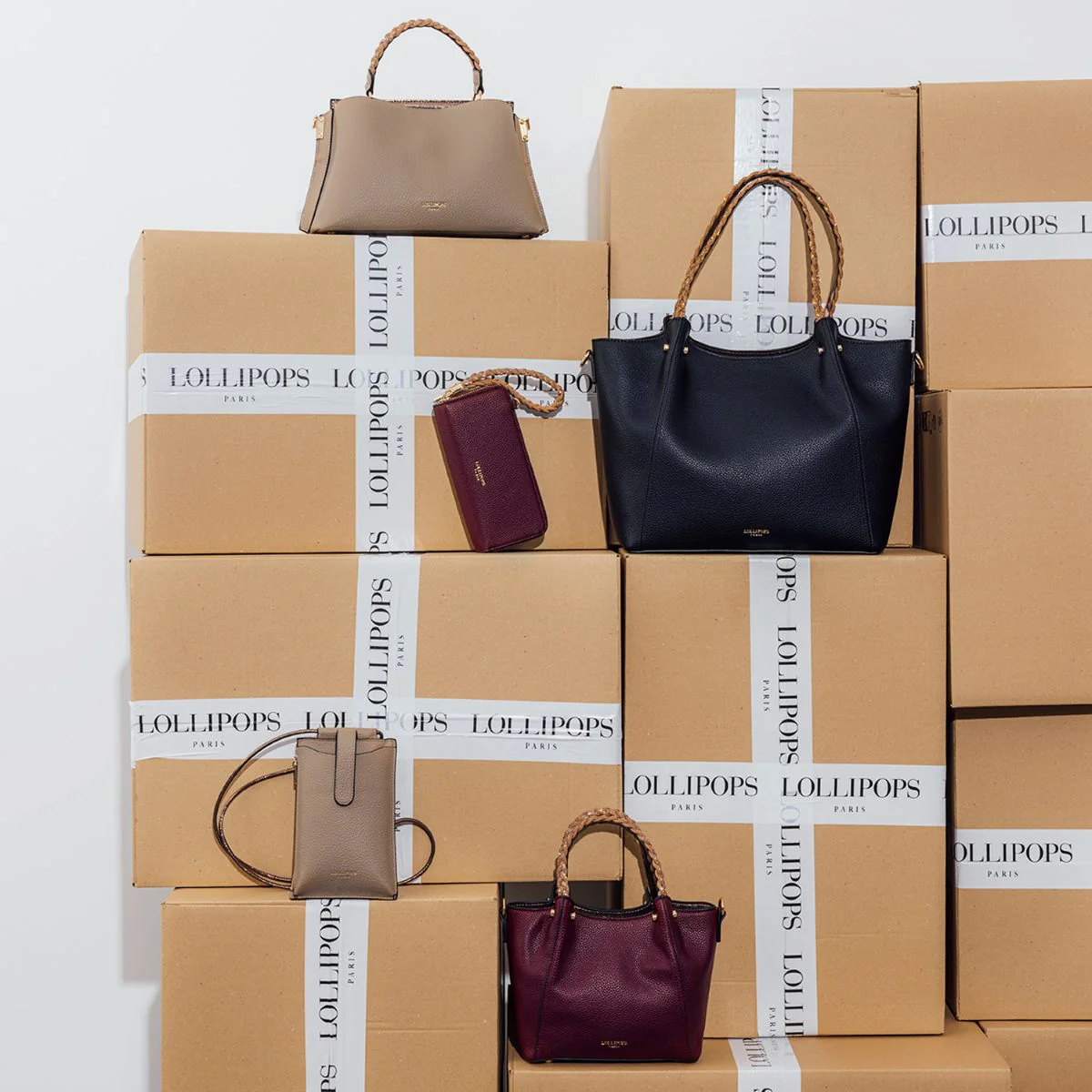 Grand sac shopper noir Rocapina - Image 2