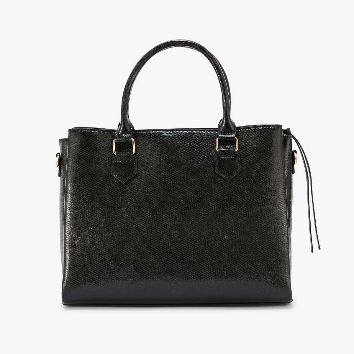 Grand sac shopper noir Romane - Image 2
