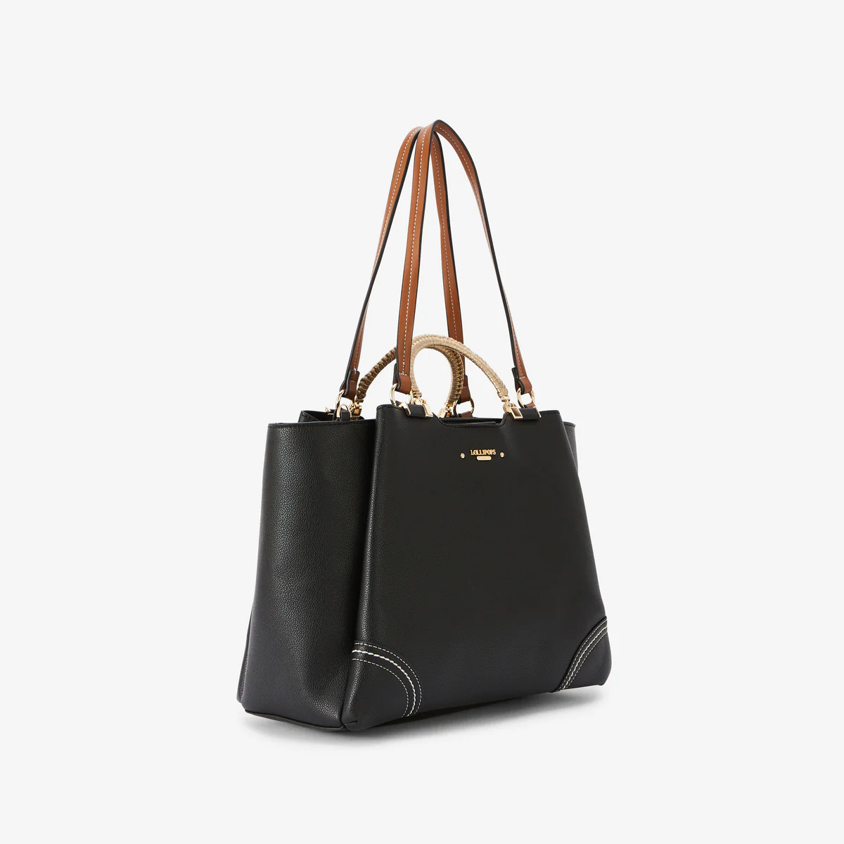 Grand sac shopper noir Ronnie - Image 3