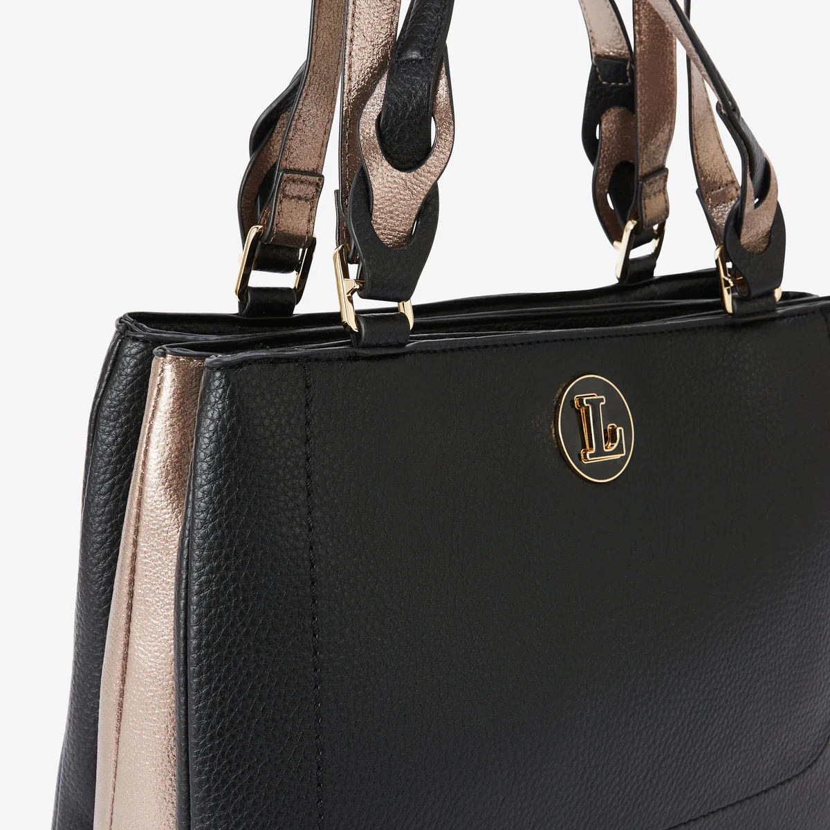 Grand sac shopper noir Rosabelle - Image 5