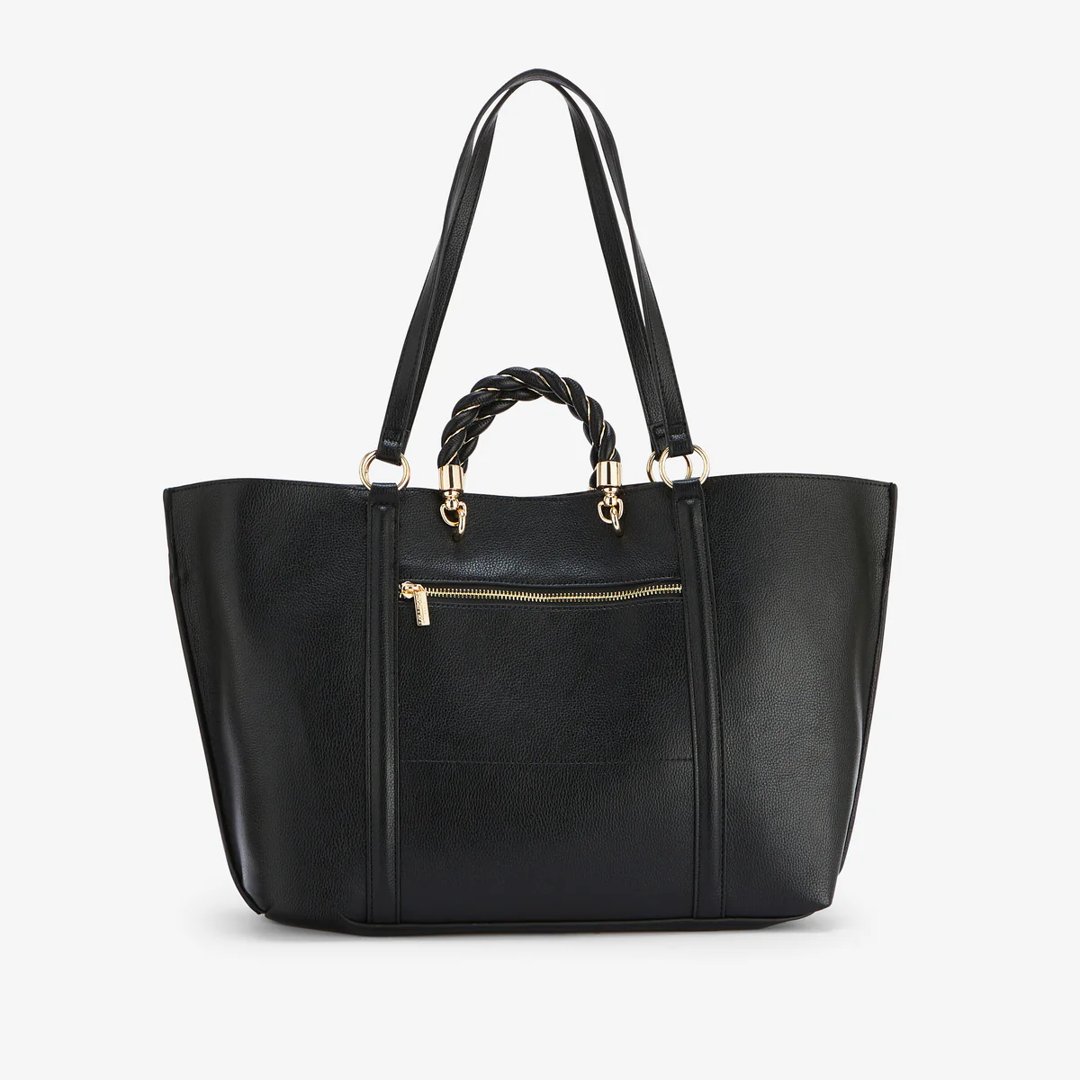 Grand sac shopper noir Rosazia - Image 2