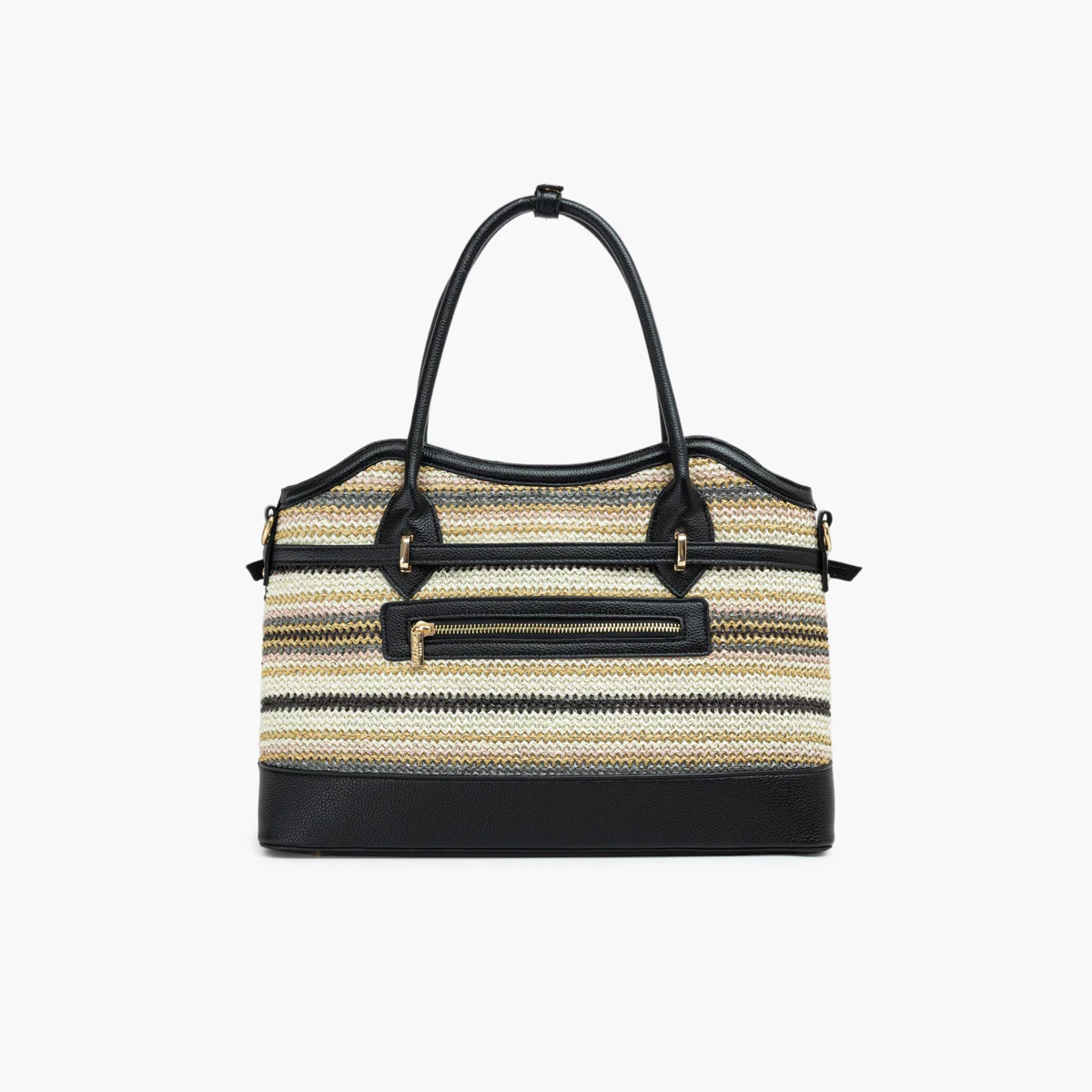 Grand sac shopper noir Sartene - Image 2