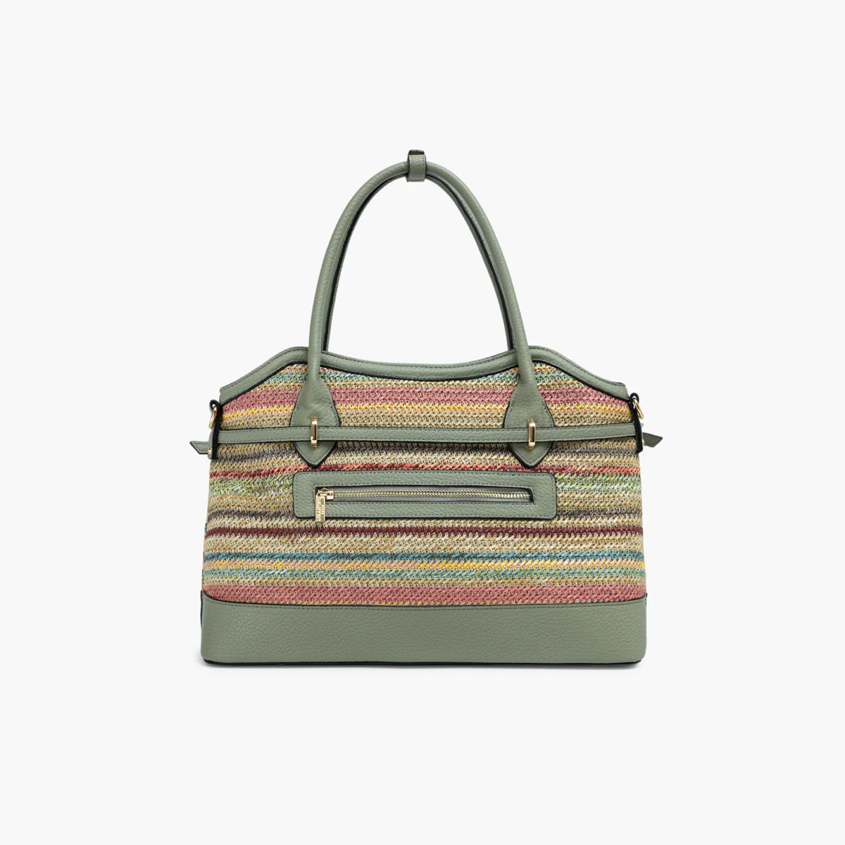 Grand sac shopper vert Sartene - Image 2