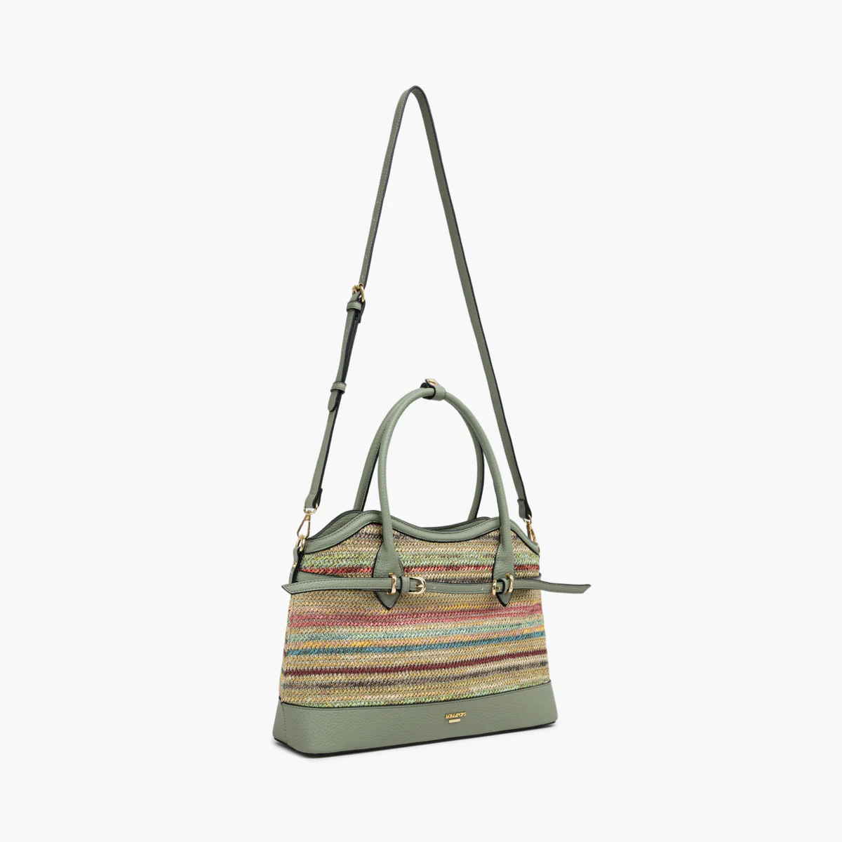 Grand sac shopper vert Sartene - Image 3