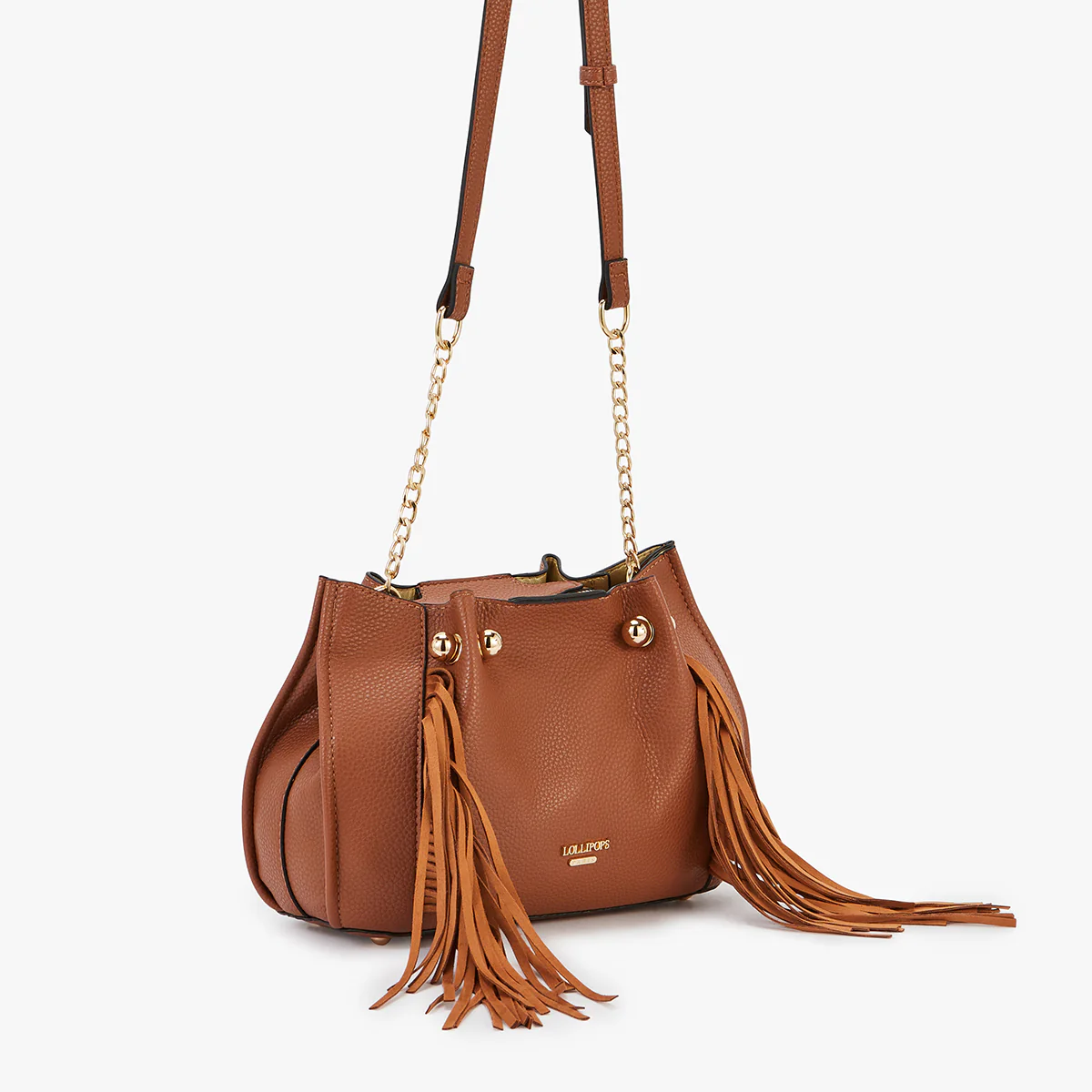 Petit sac bandoulière beige Loreto - Image 3