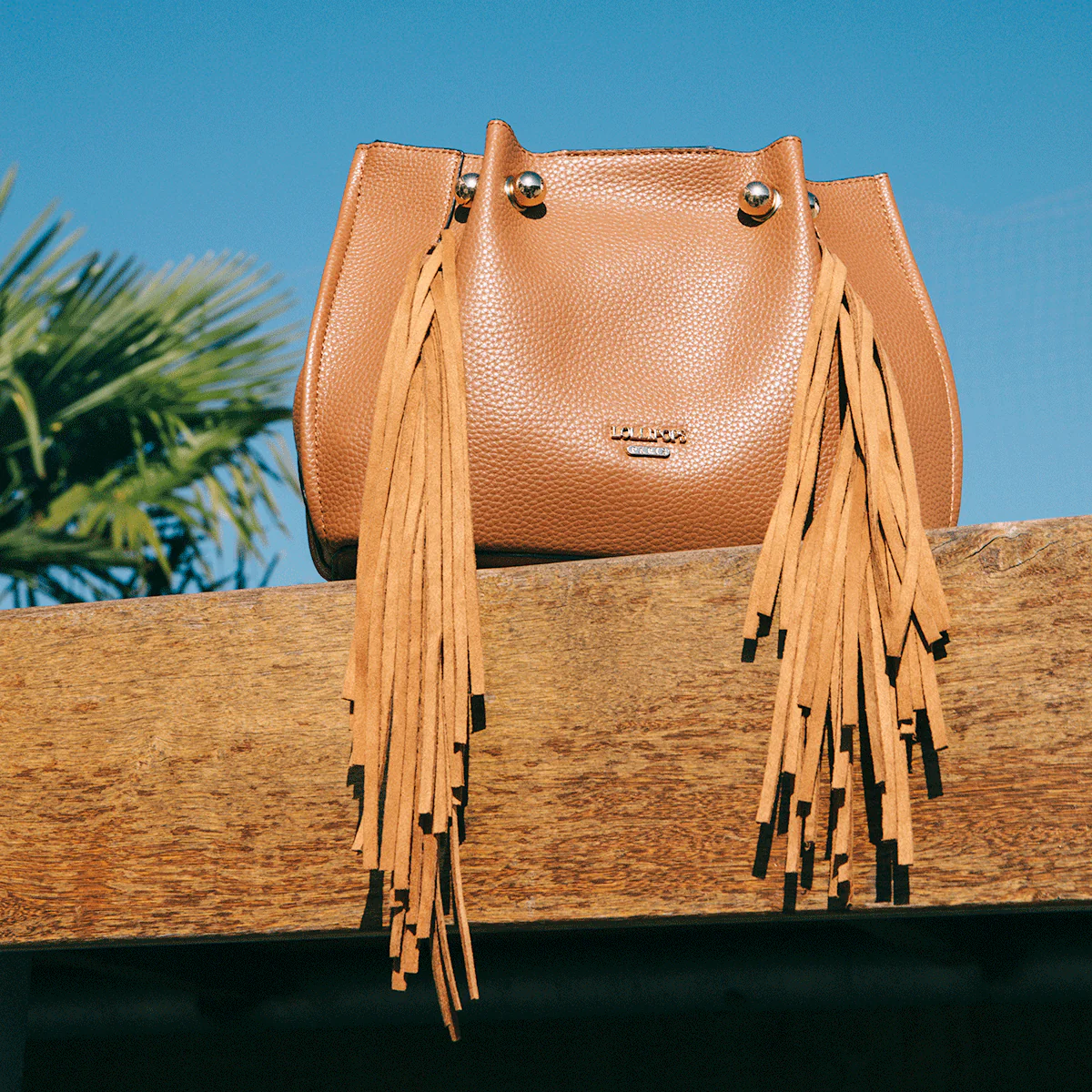 Petit sac bandoulière beige Loreto - Image 8