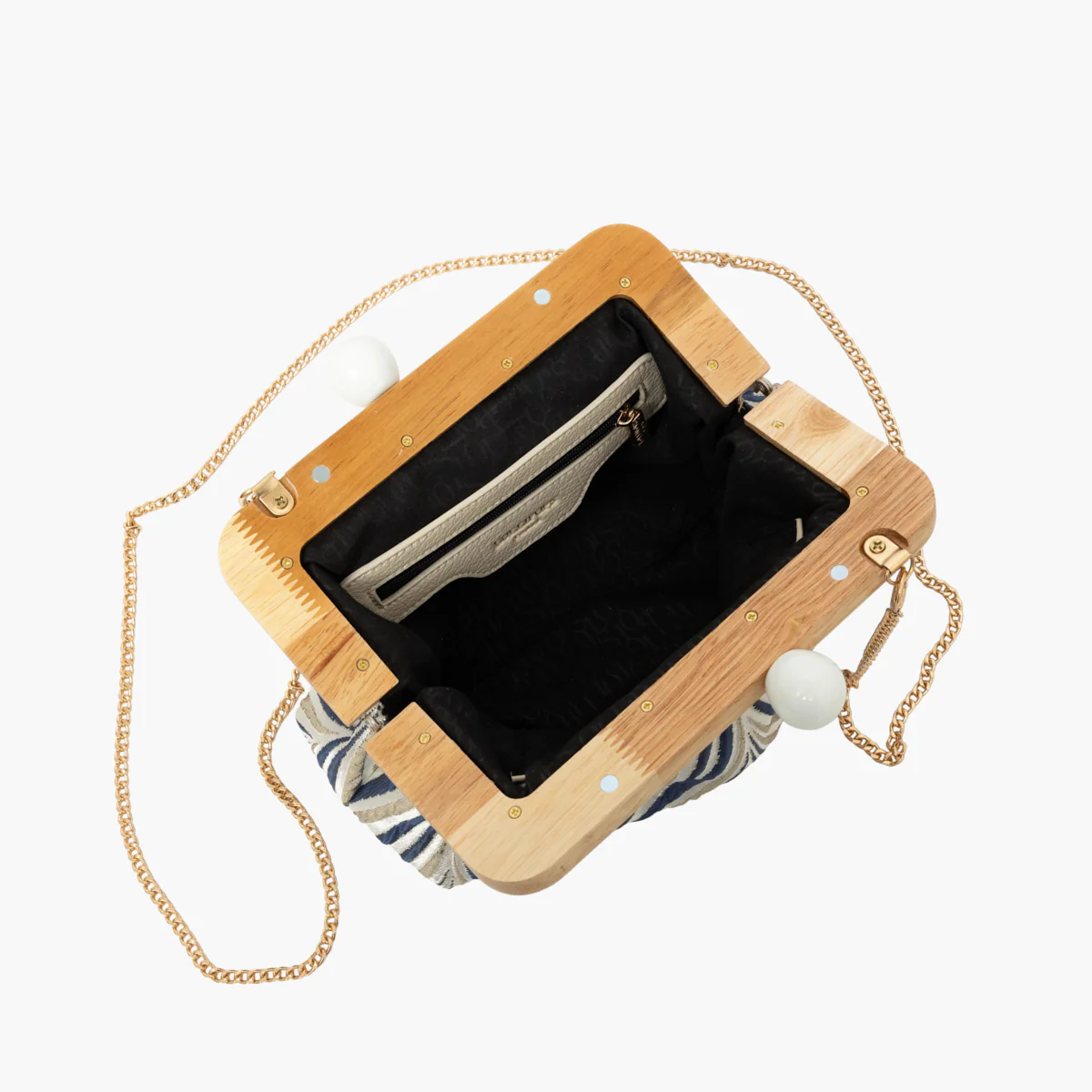 Petit sac frame bleu Swann - Image 5