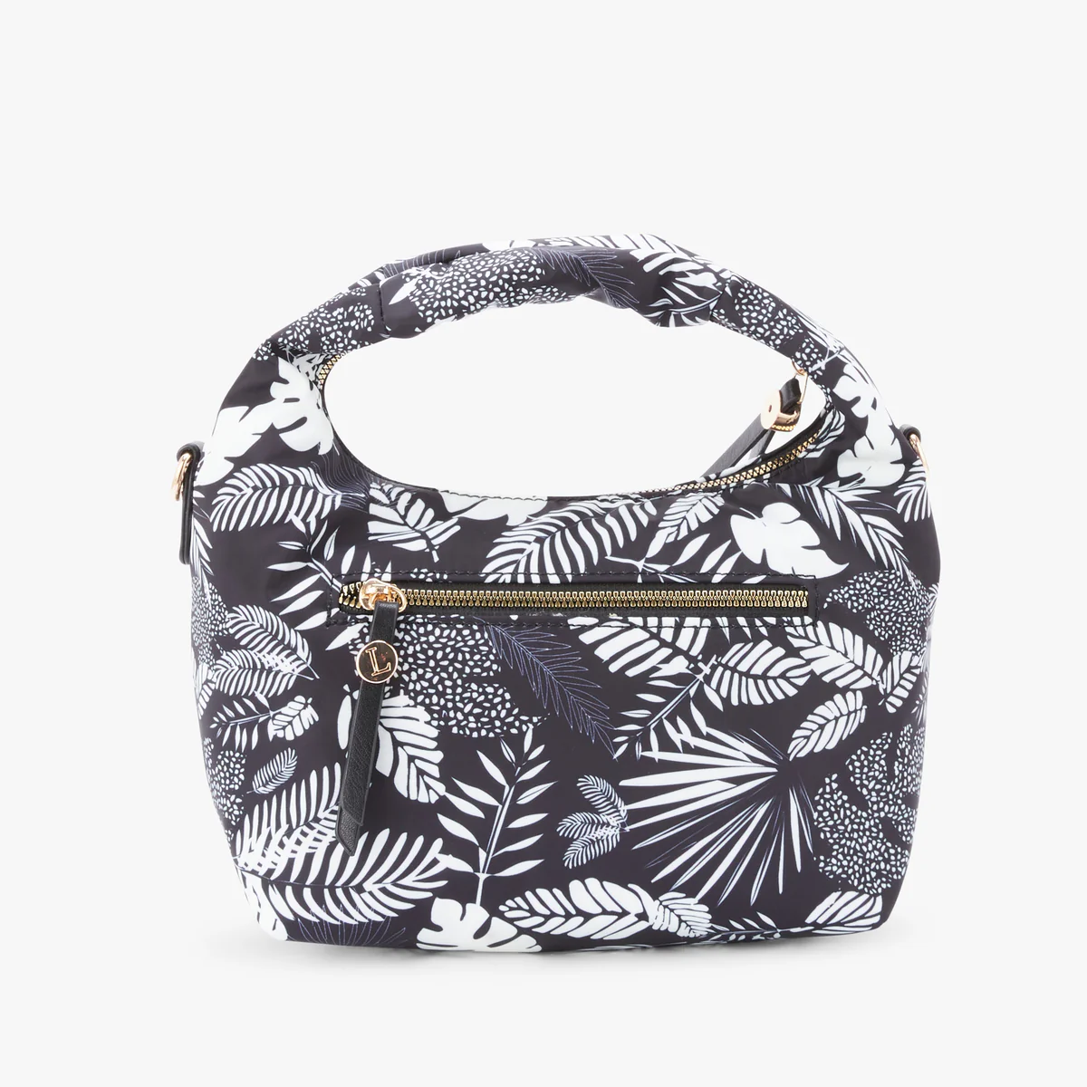 Petit sac hobo Nailly noir - Image 2