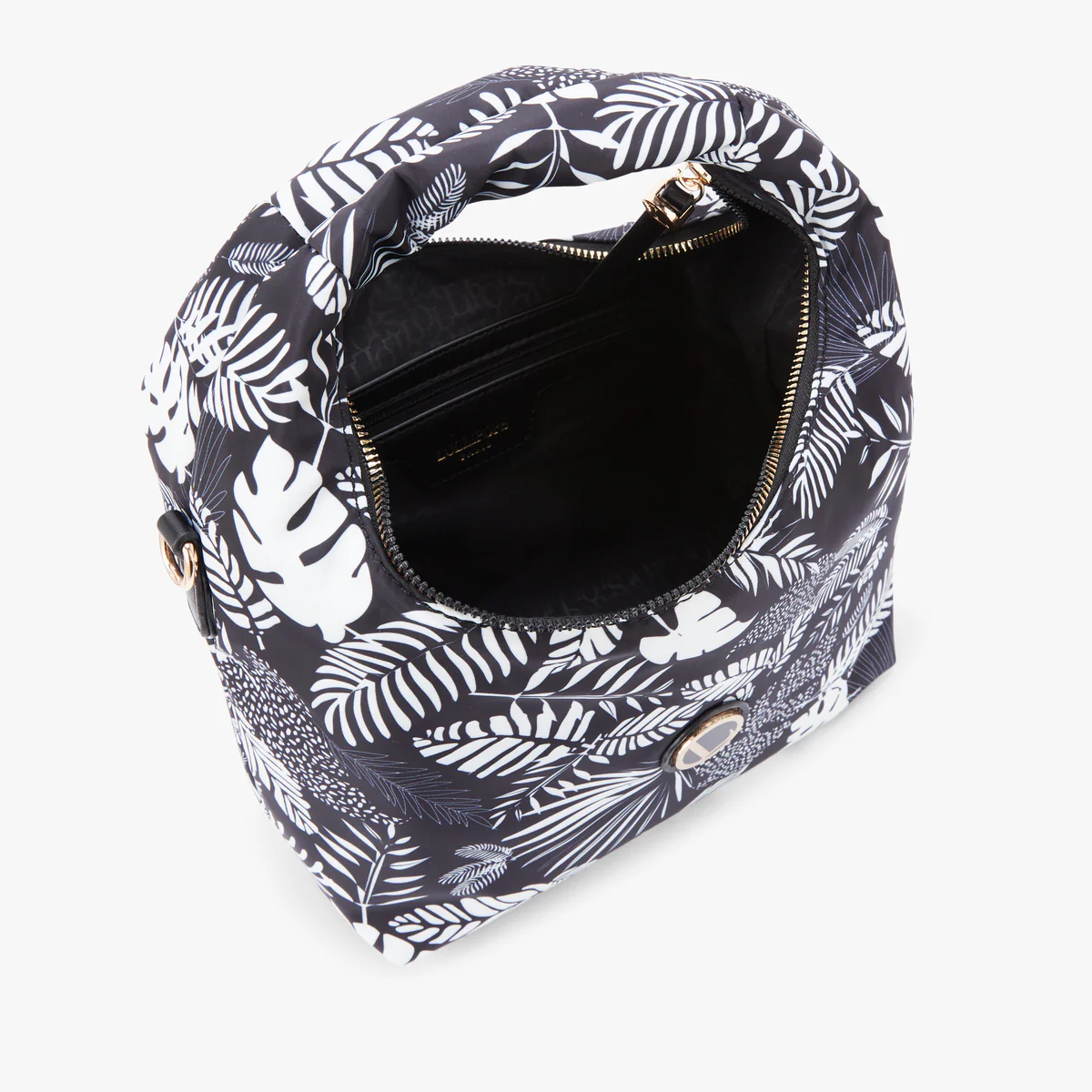 Petit sac hobo Nailly noir - Image 4
