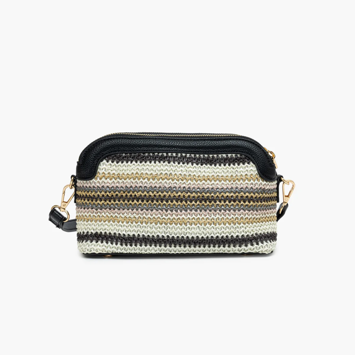 Petit sac multi poches noir Sartene - Image 2