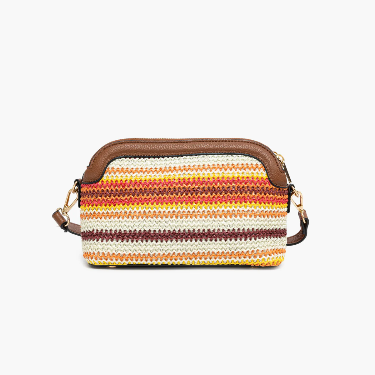 Petit sac multi poches orange Sartene - Image 2