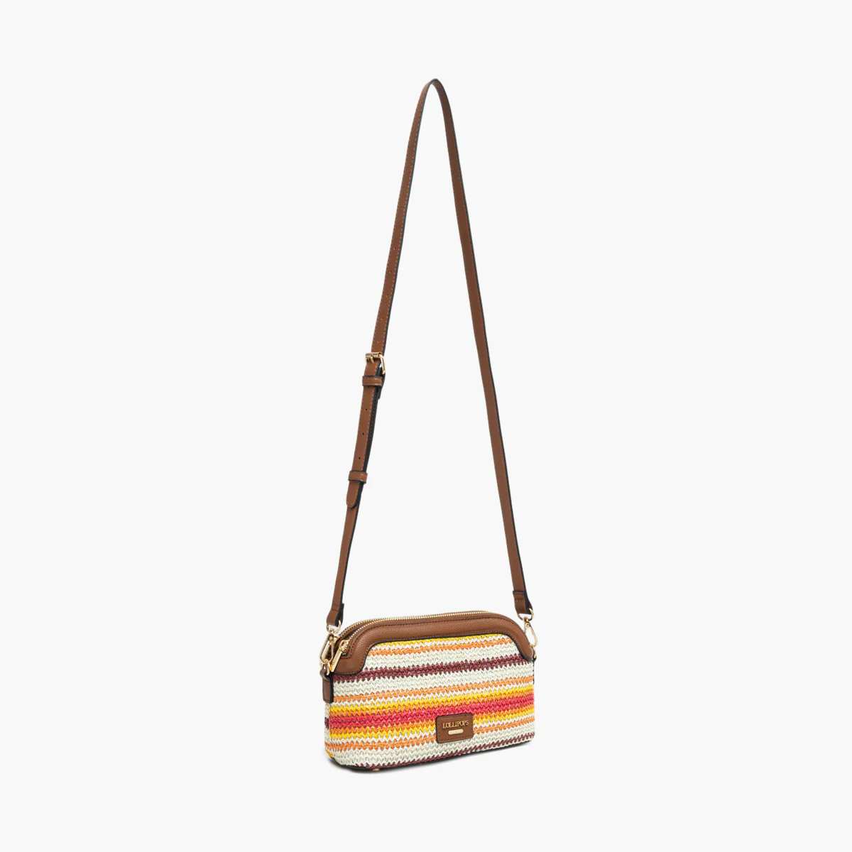Petit sac multi poches orange Sartene - Image 3