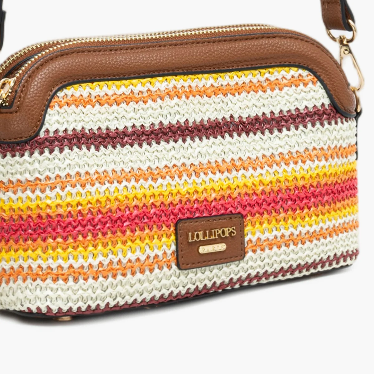 Petit sac multi poches orange Sartene - Image 5