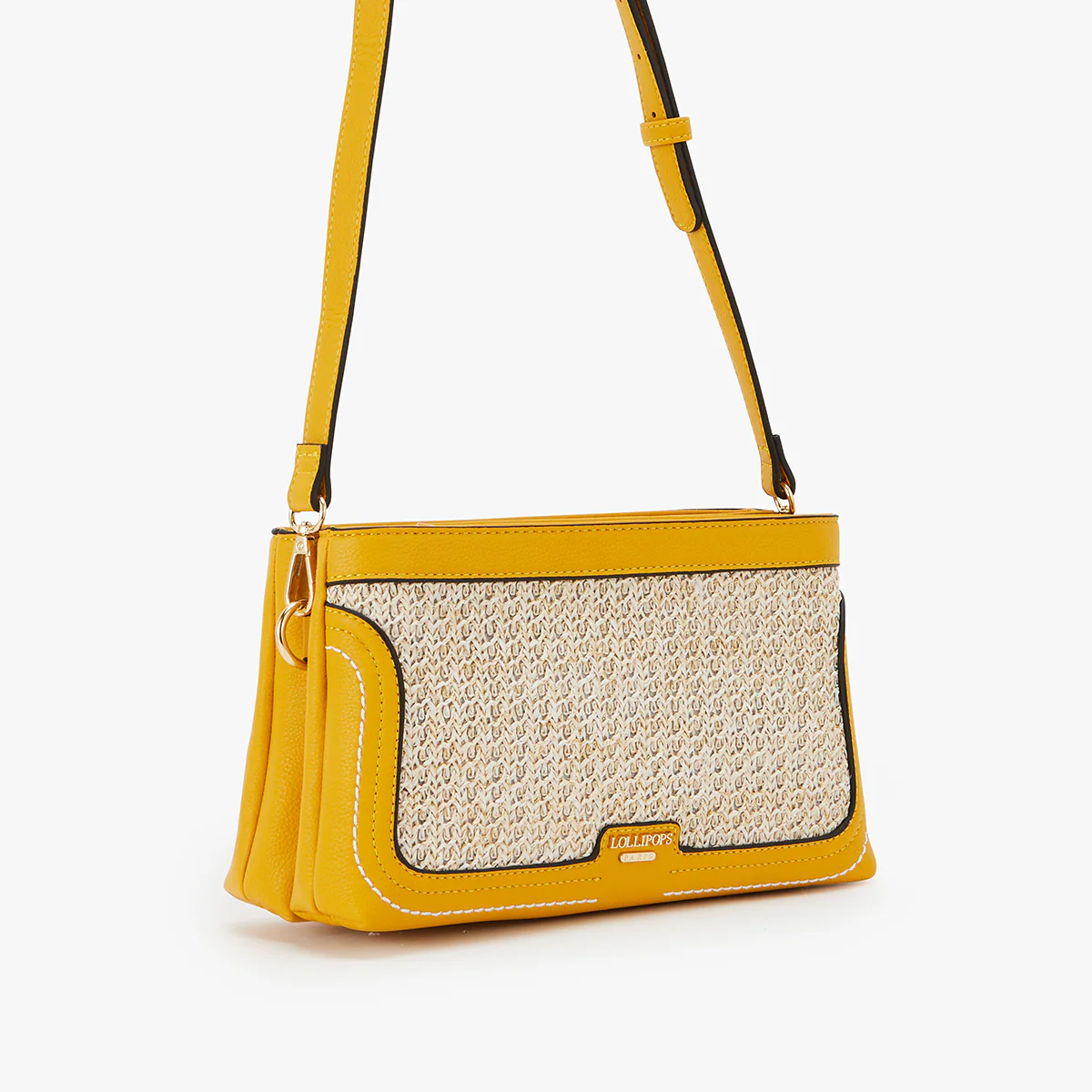 Petit sac multipocket jaune Liberia - Image 3