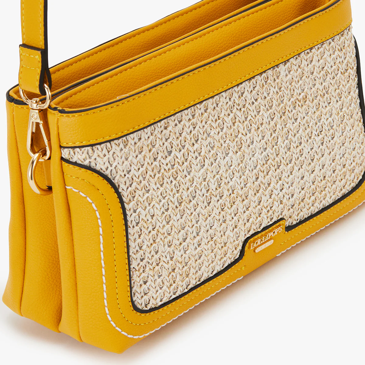 Petit sac multipocket jaune Liberia - Image 5