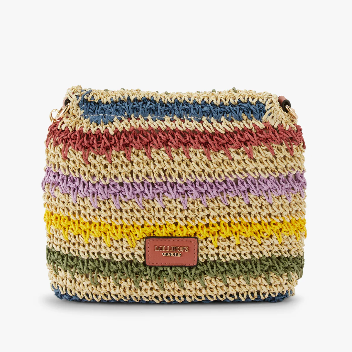 Petit sac paille porté épaule Nicolosi Paille - Image 2