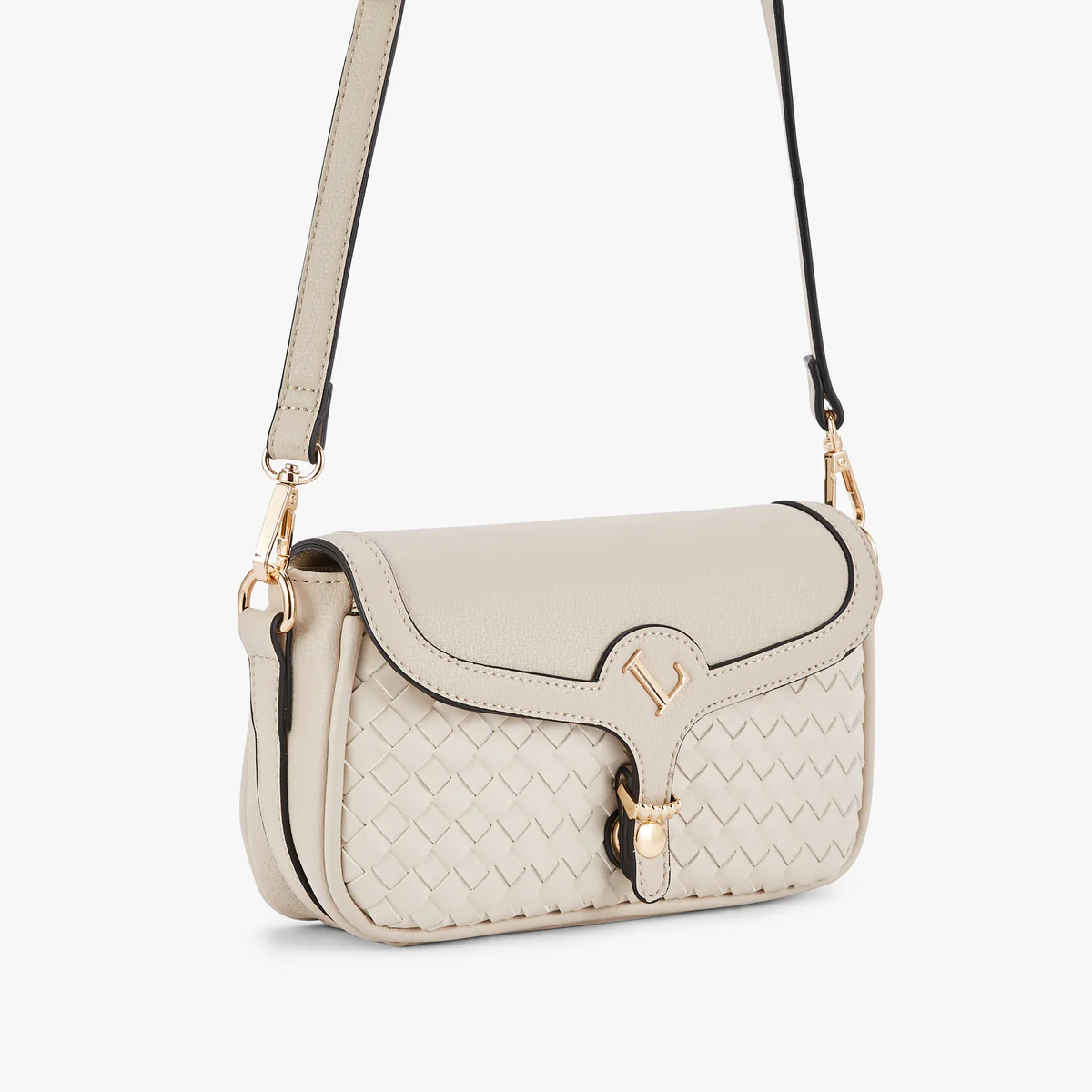 Petit sac porté épaule blanc Osmoy - Image 4