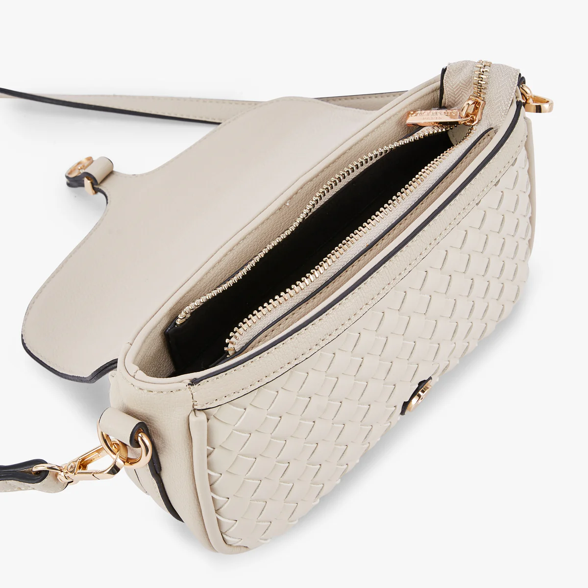 Petit sac porté épaule blanc Osmoy - Image 5