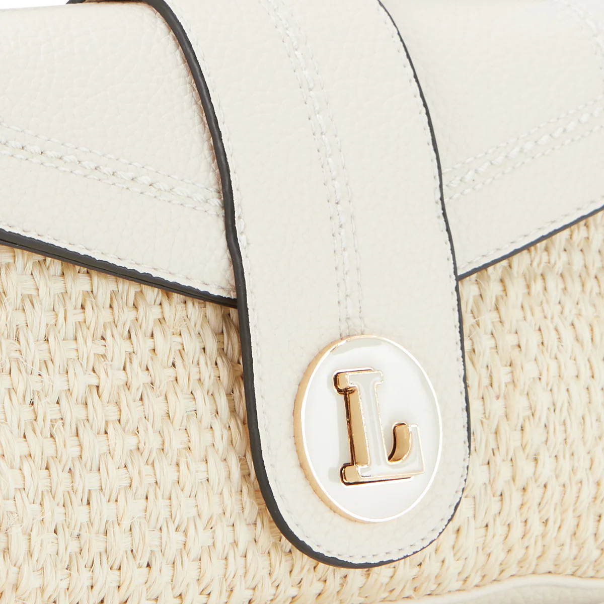 Petit sac porté épaule blanc Patsy - Image 6