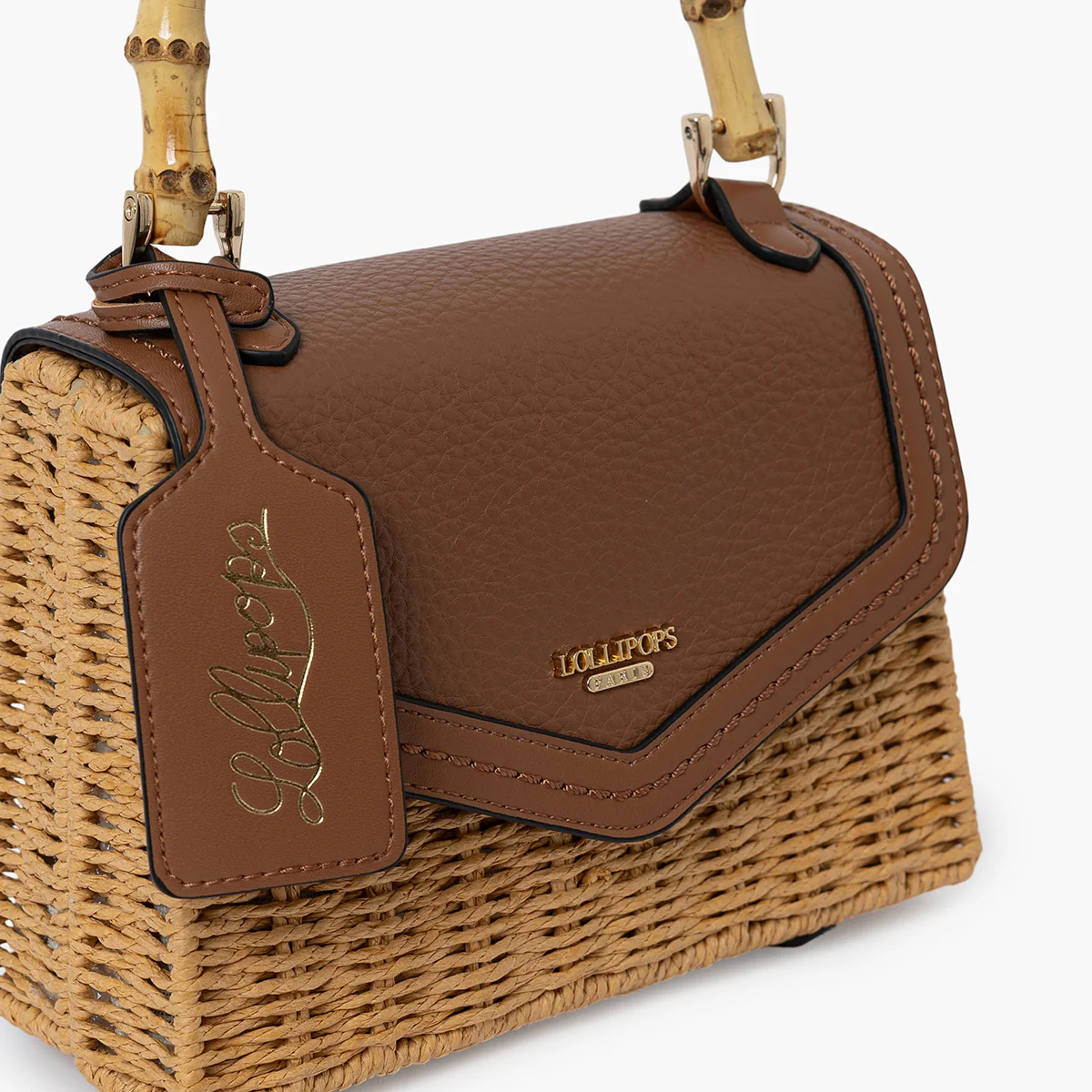 Petit sac porté épaule camel Sham - Image 5