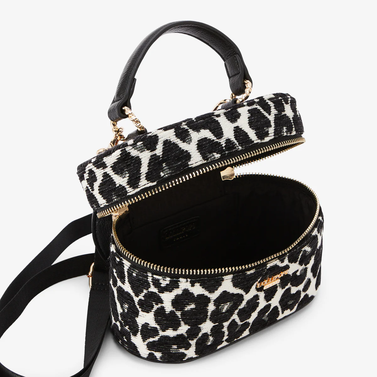 Petit sac porté épaule noir Rod - Image 5