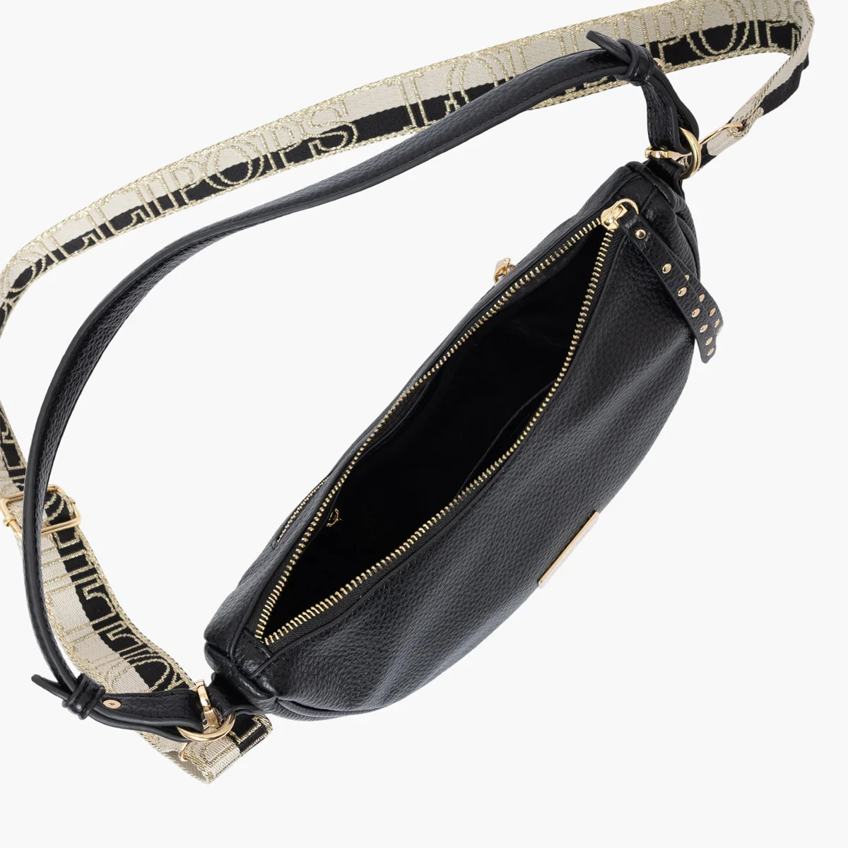 Petit sac porté épaule noir Soni - Image 4