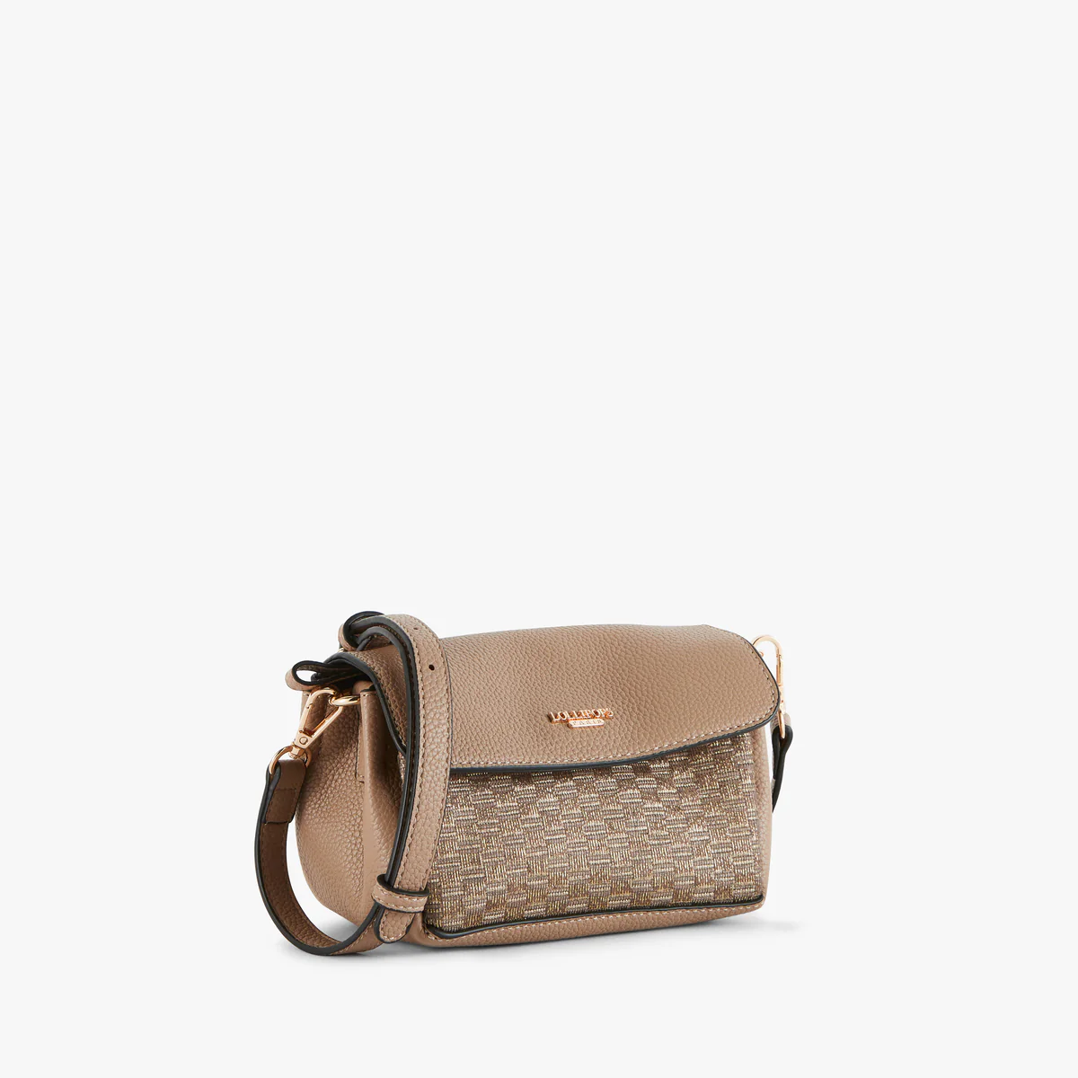 Petit sac porté épaule taupe Phary - Image 3