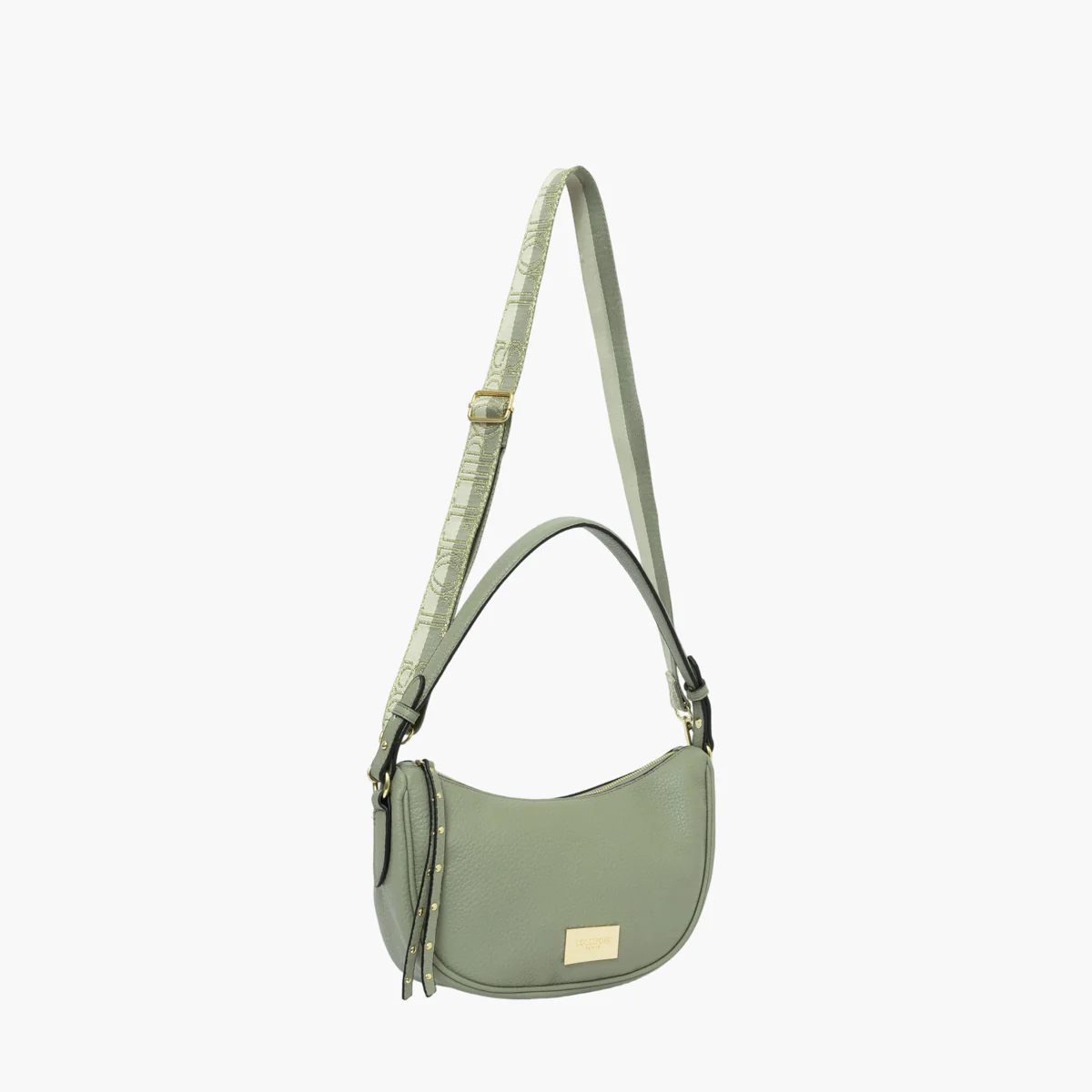 Petit sac porté épaule vert aqua Soni - Image 3