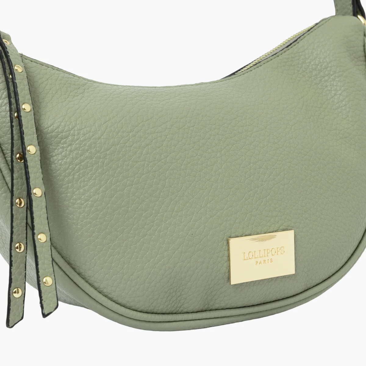 Petit sac porté épaule vert aqua Soni - Image 5